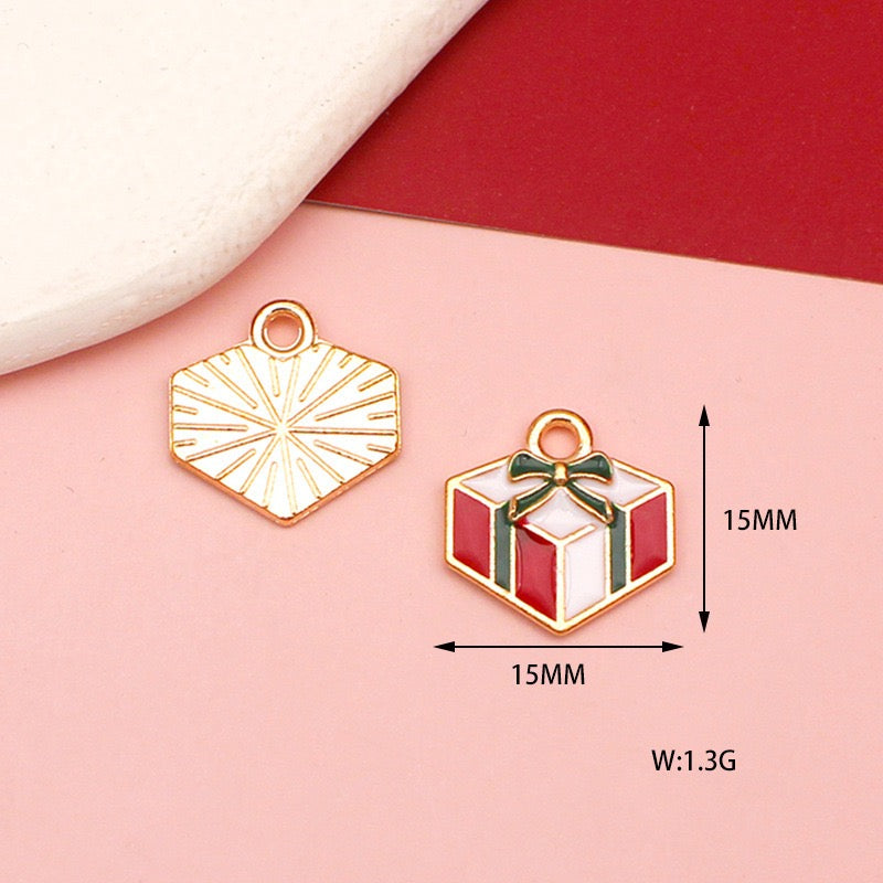 Festival Christmas Charms for Jewelry Making