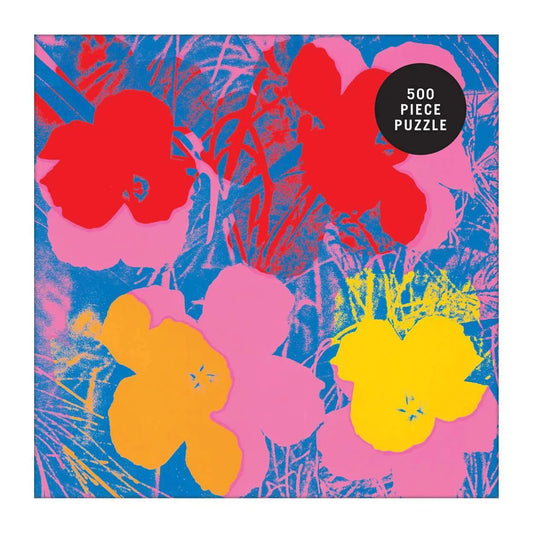 Andy Warhol Flowers 500 Piece Jigsaw Puzzle Galison