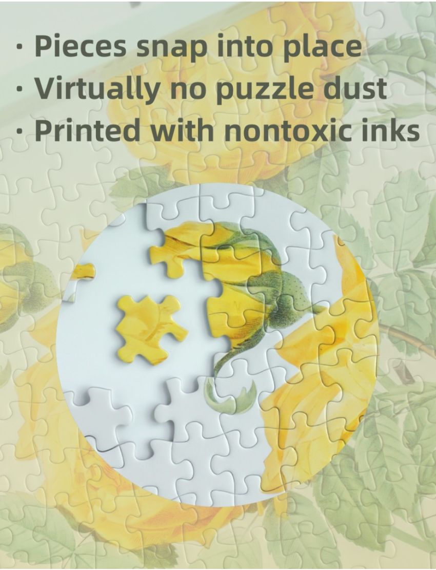 The Bible of Roses (Yellow) 500 Pieces Jigsaw Puzzle