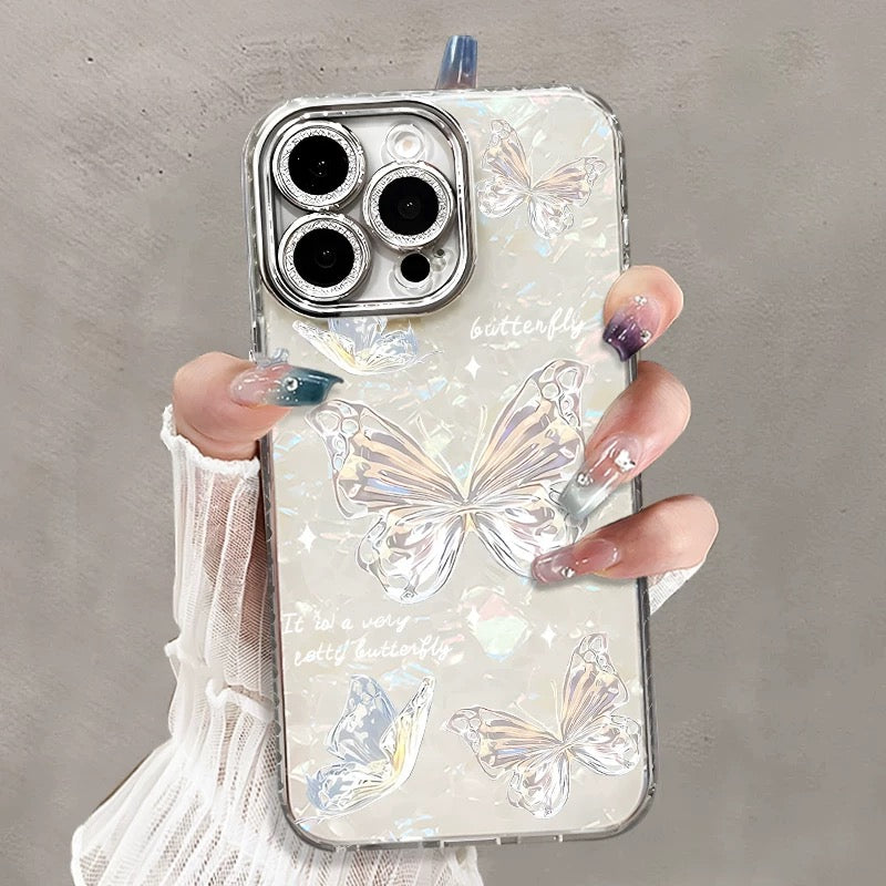 Elegant Gradient Butterfly Phone Case
