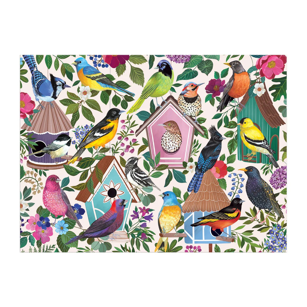 Birdhouse Lane 1000 Piece Puzzle Galison