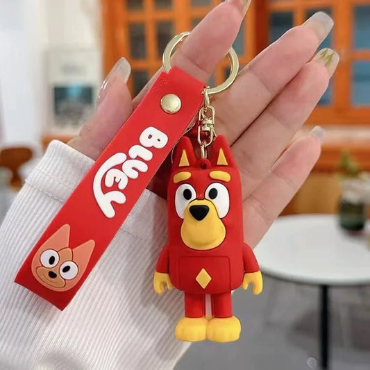 Bluey Family Doll Creative Keychain
