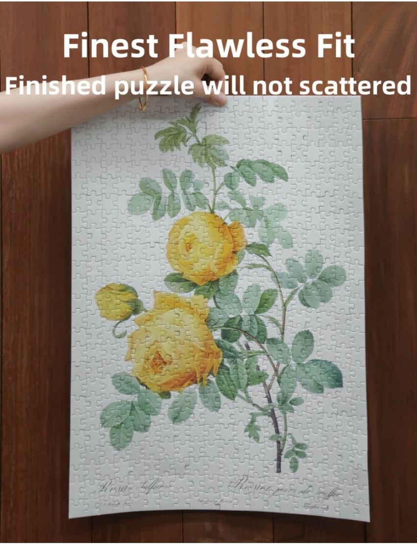 The Bible of Roses (Yellow) 500 Pieces Jigsaw Puzzle