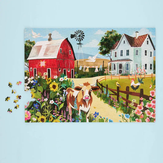 Wildflower Farm 1000 Piece Puzzle WerkShoppe