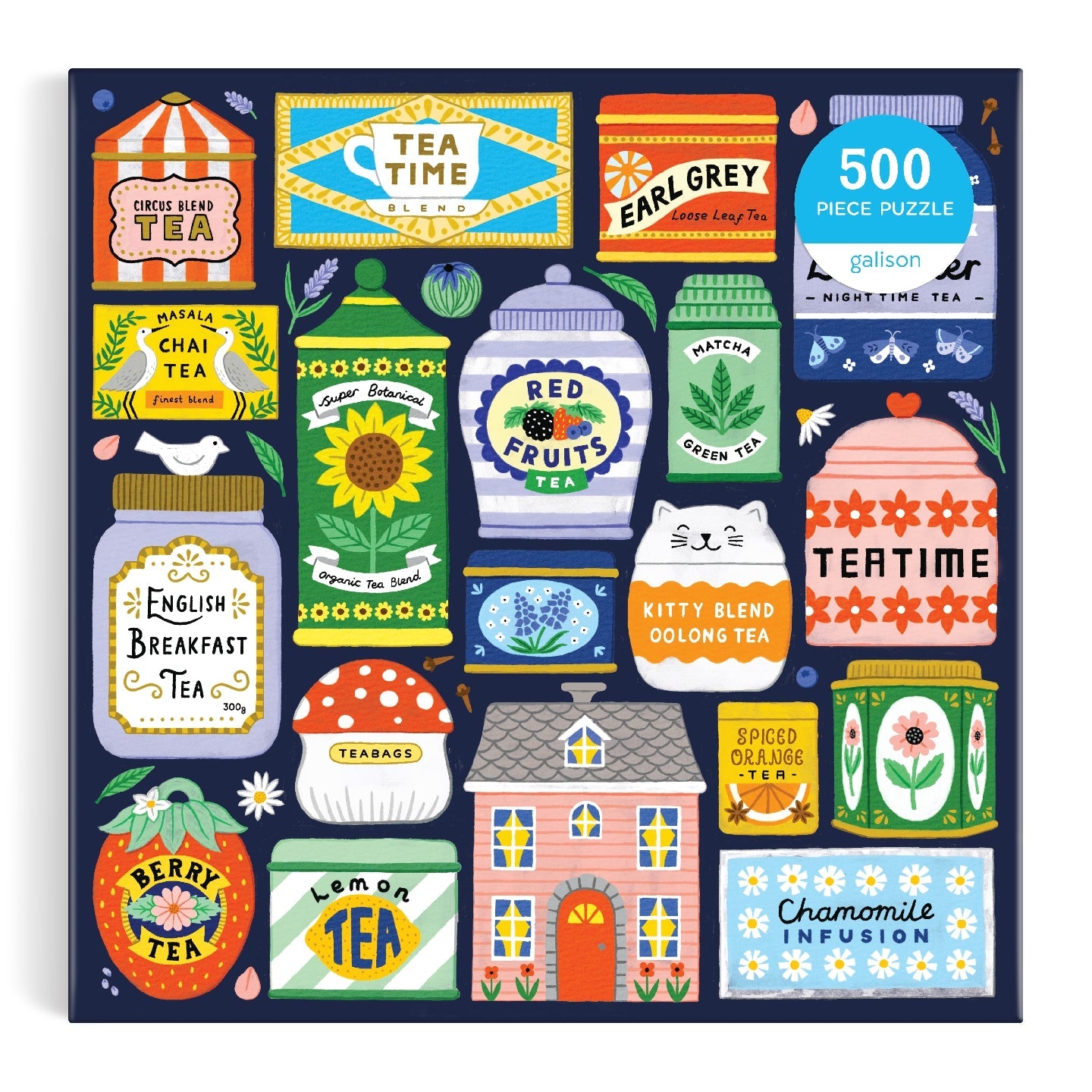 Spot Of Tea 500 Piece Puzzle Galison