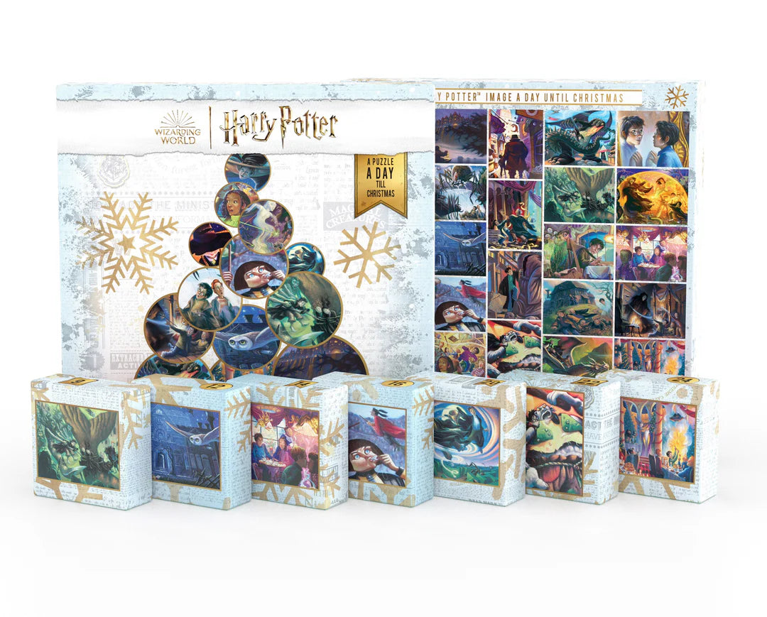 Harry Potter Advent Calendar Set of 24 Mini Puzzles