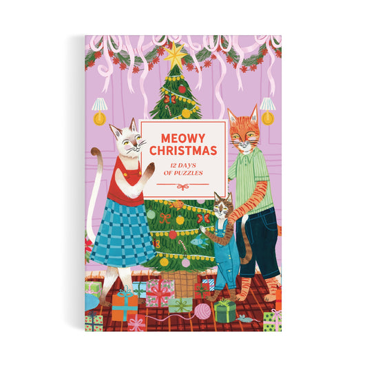 Meowy Christmas 12 Days of Puzzles 500 Piece Countdown