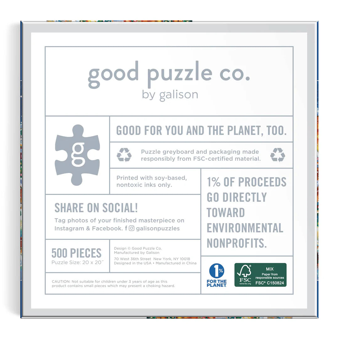 Good Puzzle Co. Little Town Lights 500pc Puzzle