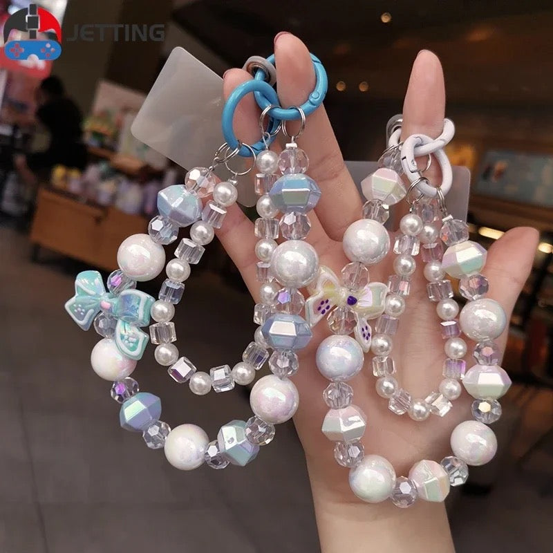 Colorful Fantasy Pearl Phone Lanyard