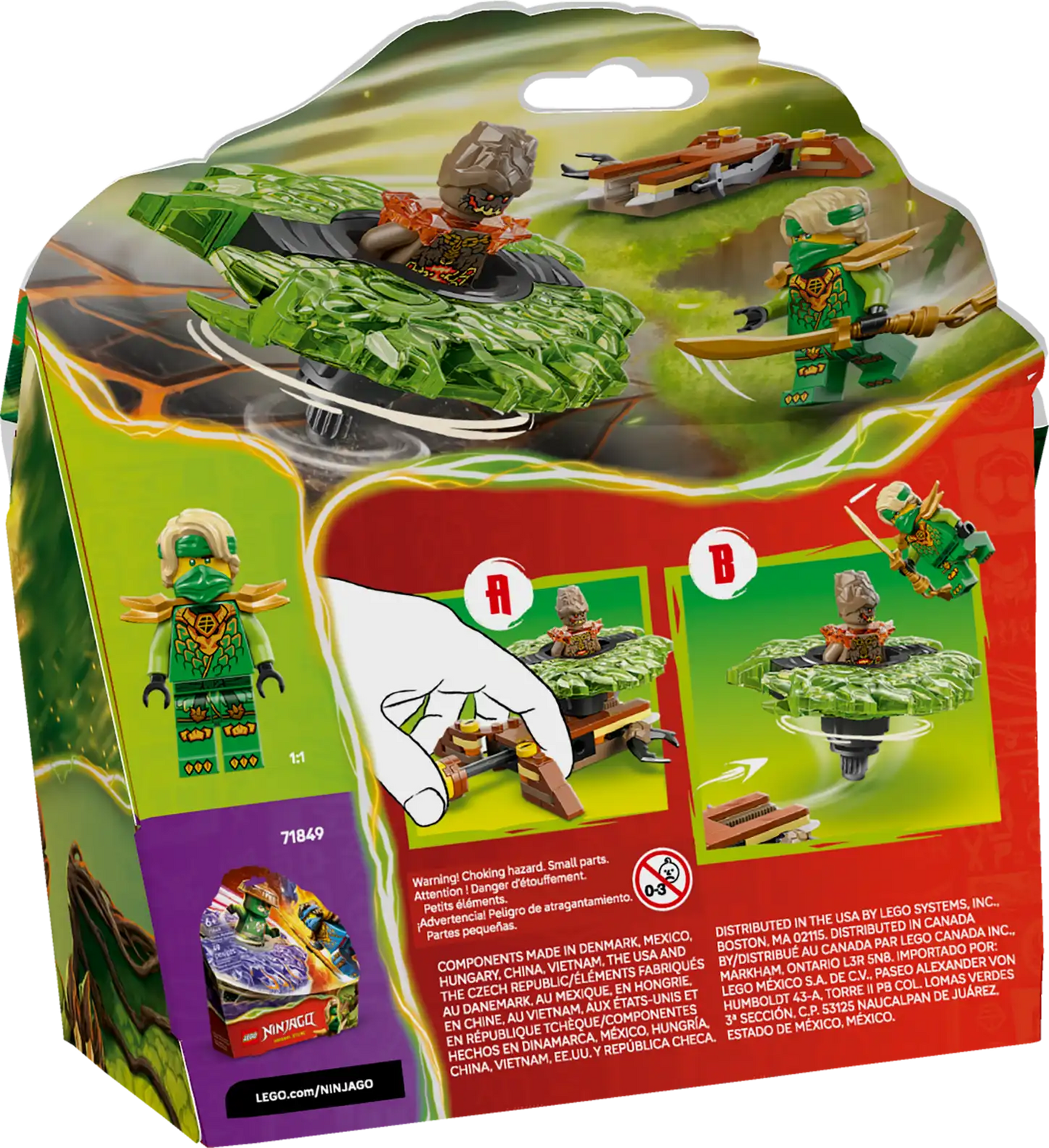 LEGO NINJAGO® Lloyd vs. Earth Monster Spinner 71850