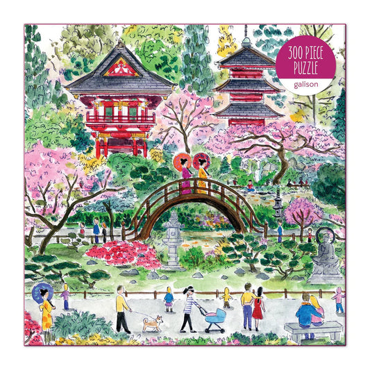 Michael Storrings Japanese Tea Garden 300 Piece Jigsaw Puzzle Galison