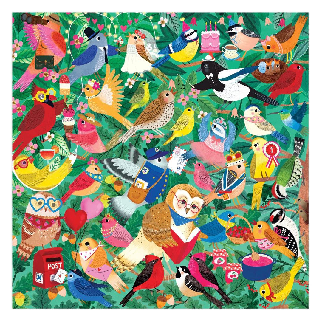 Birding Around 500 Piece Puzzle Mudpuppy