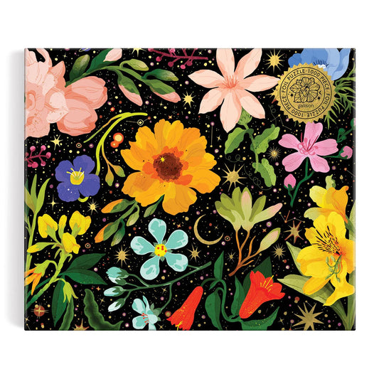 Intergalactic Flora 1000 Piece Foil Puzzle Galison