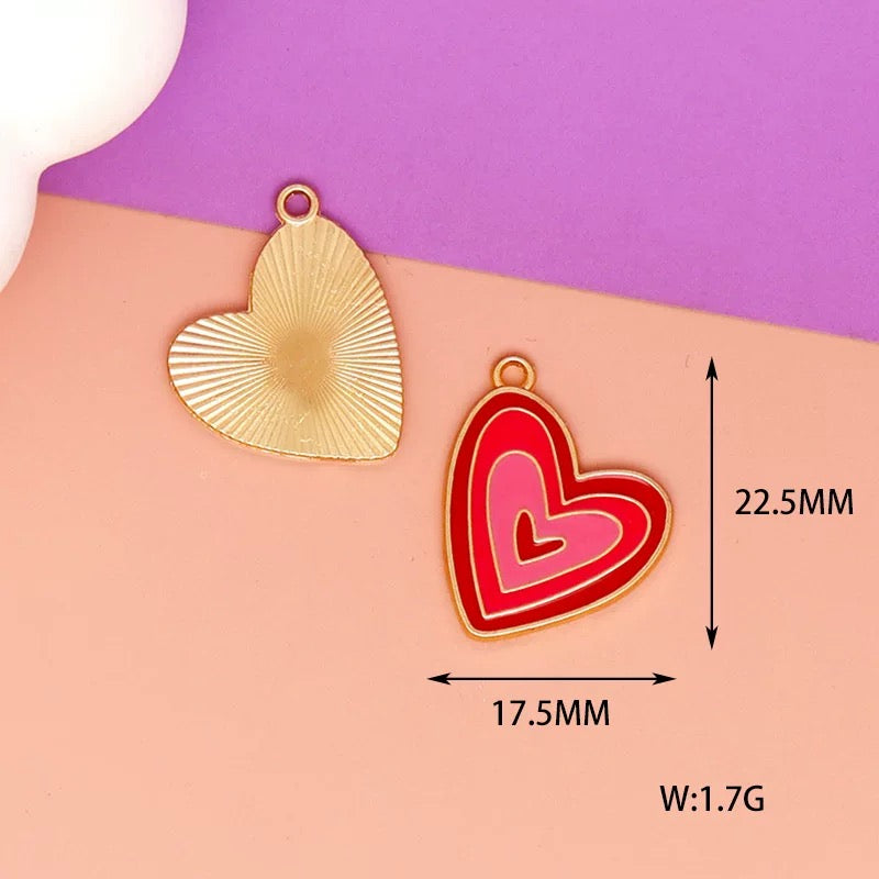Charming Love-Themed Alloy Charms for Jewelry Making