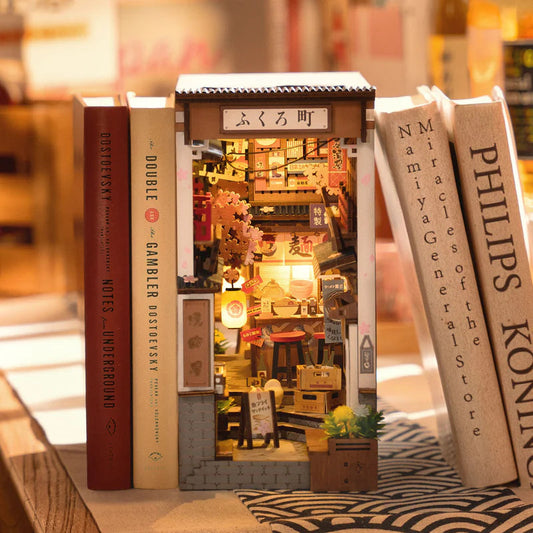 Sakura Wine Alley DIY Book Nook Shelf Insert Kit Rolife