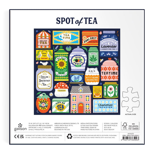Spot Of Tea 500 Piece Puzzle Galison
