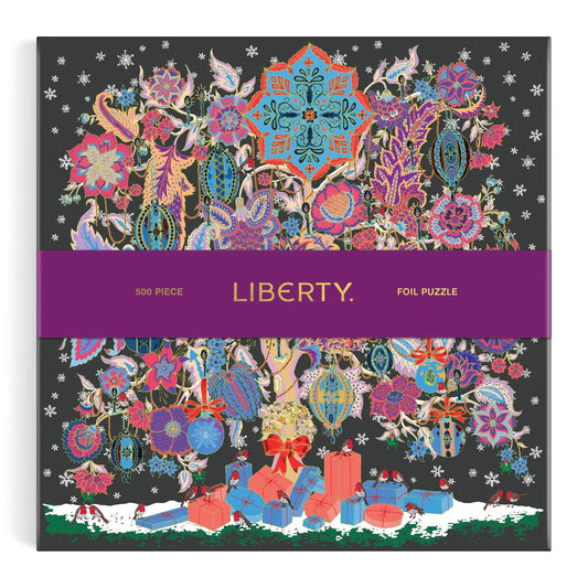 Liberty Christmas Tree of Life 500 Piece Foil Puzzle Galison