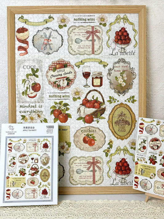 Apple Tea Party 1000 Piece Jigsaw Puzzle Puzzle Of Life