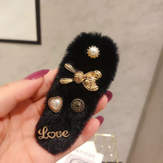 Cute Bunny Hair Clip V Boutique Studio