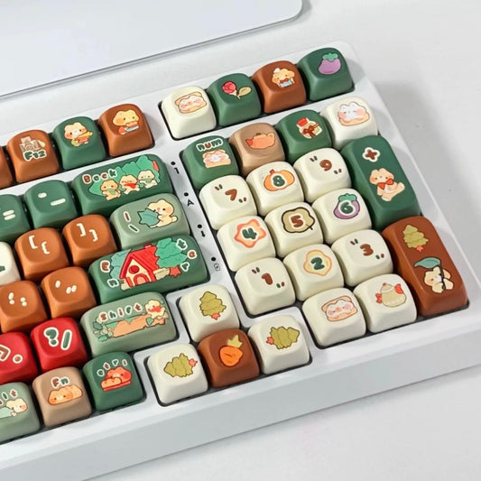 Forest Cottage Keycaps – XOA Profile, 131 Keys for MX Switches V Boutique Studio