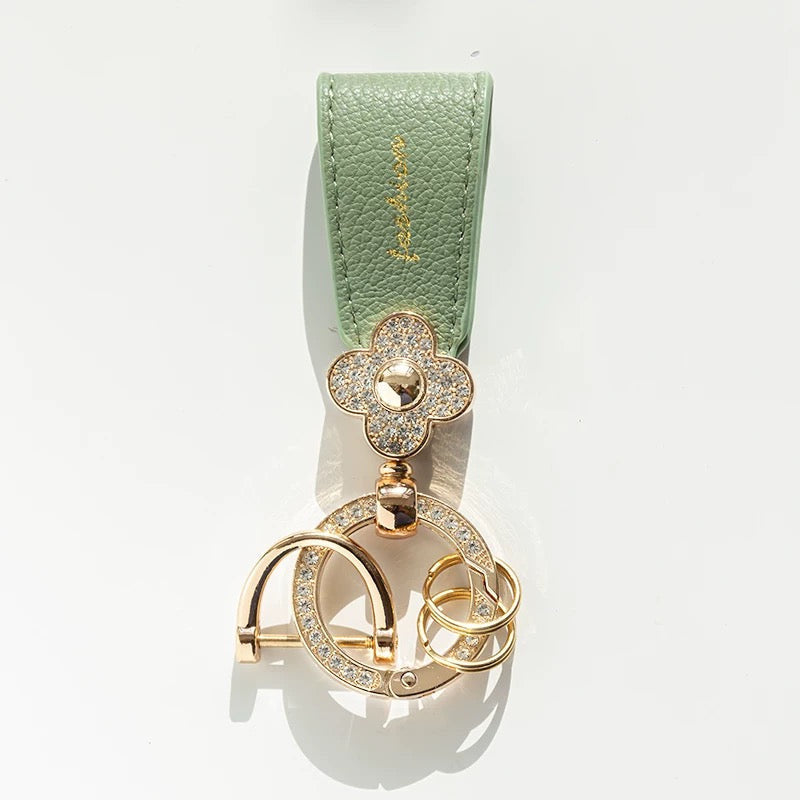 Floral Brilliance Keychain