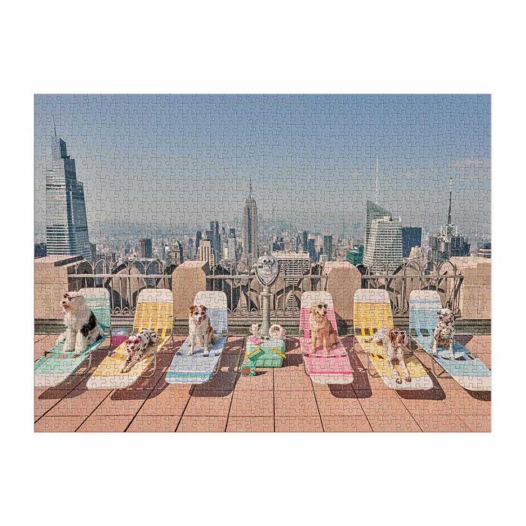 Gray Malin The Dogs of New York City 1000 Piece Puzzle