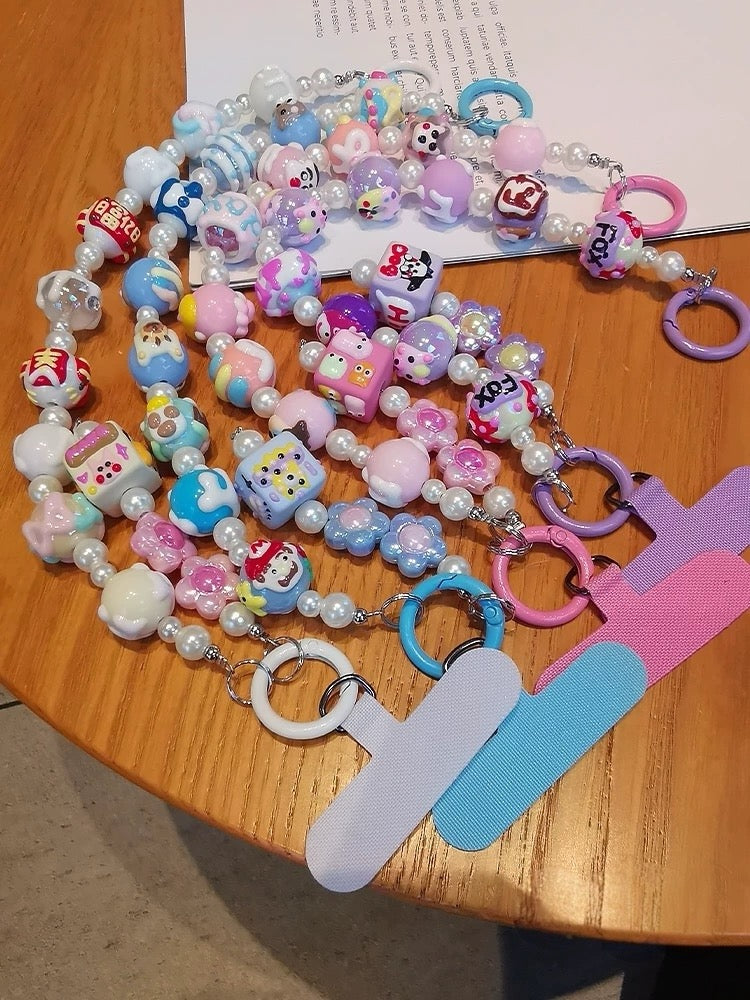 Graffiti Beaded Lanyard V Boutique Studio