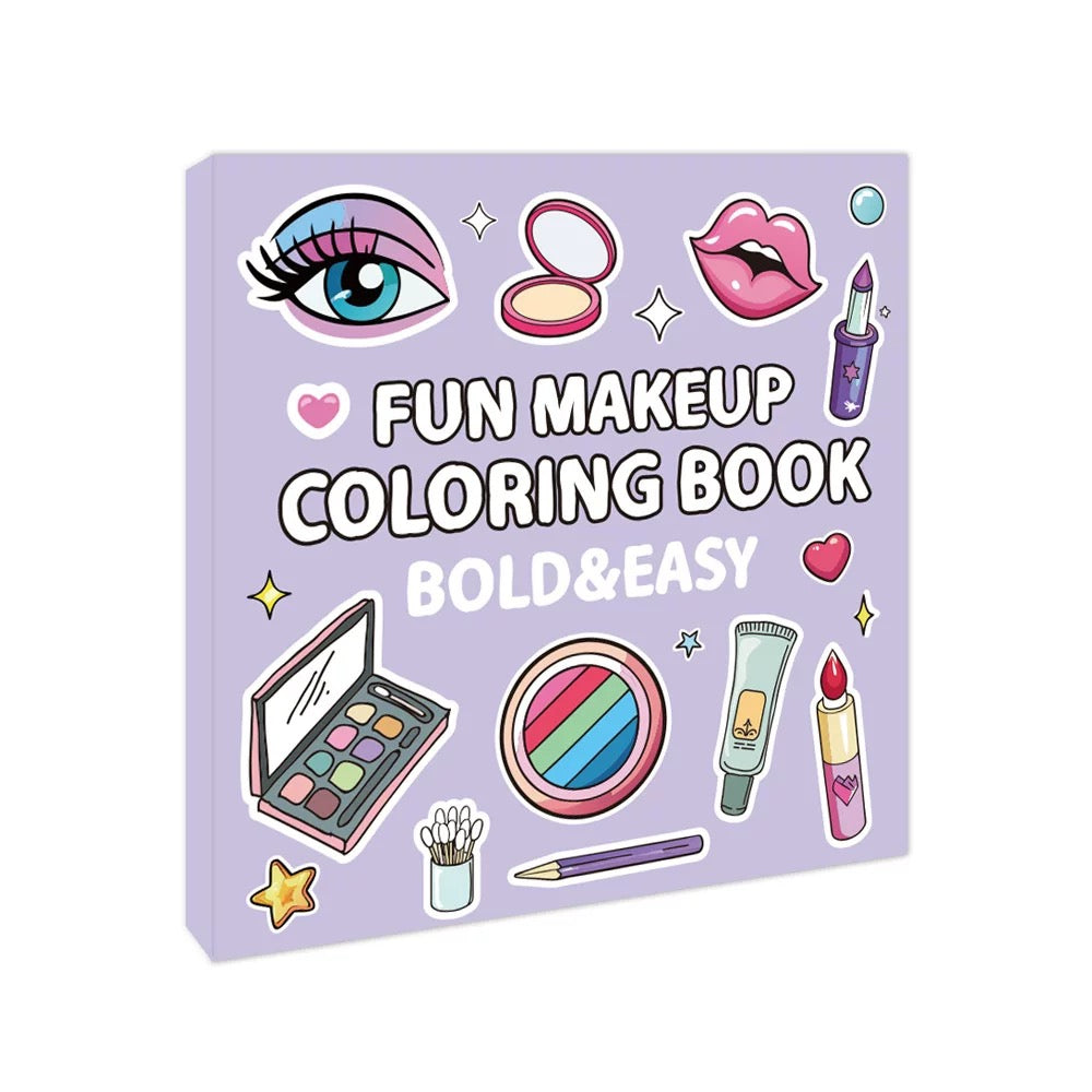 Fun Makeup Coloring Book – Bold & Easy Beauty-Themed Illustrations