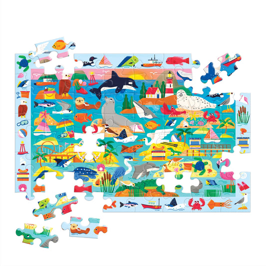 At the Seaside 64 Piece Search & Find Puzzle