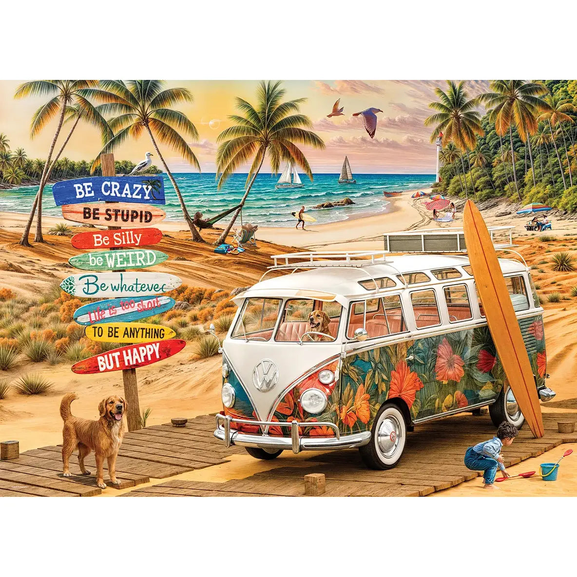 VW Be Happy 1000 Piece Puzzle Eurographics