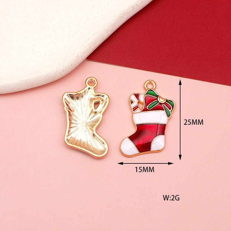 Festival Christmas Charms for Jewelry Making