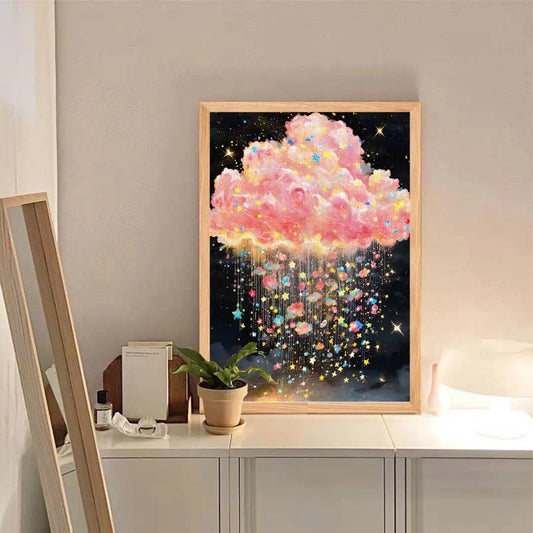 Dreamy Starfall Cloud Jigsaw Puzzle