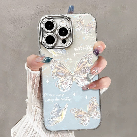 Elegant Gradient Butterfly Phone Case