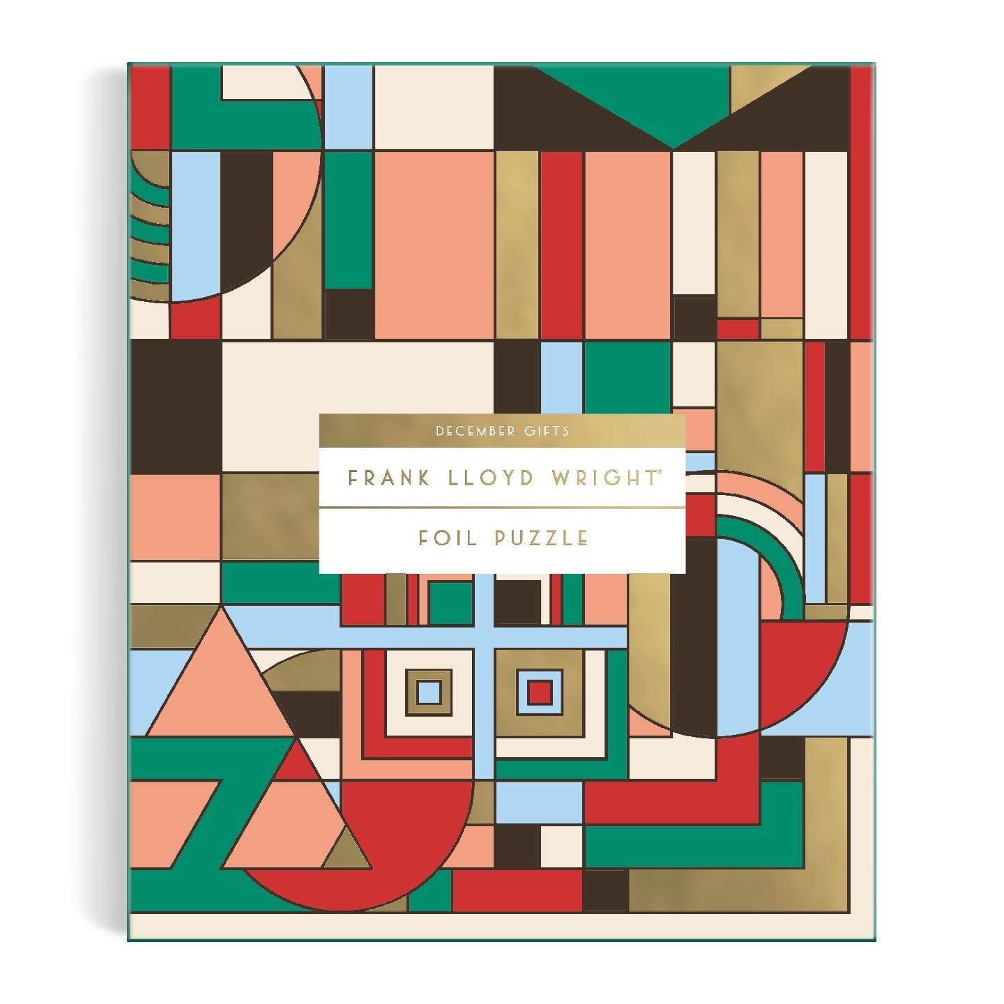 Frank Lloyd Wright December Gifts 1000 Piece Foil Puzzle Galison