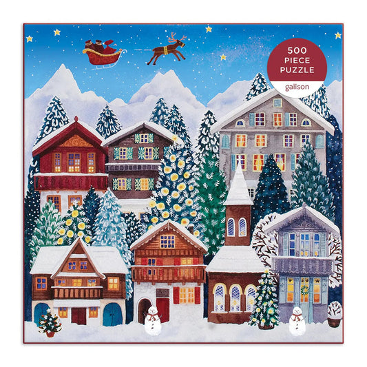 Yuletide Village 500 Piece Jigsaw Puzzle Galison