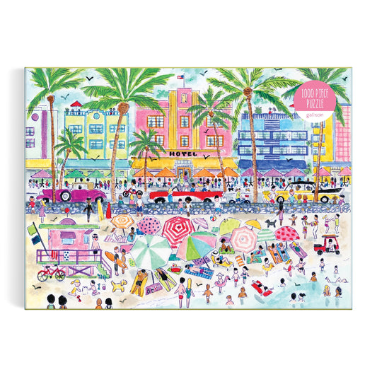 Michael Storrings South Beach Miami 1000 Piece Puzzle