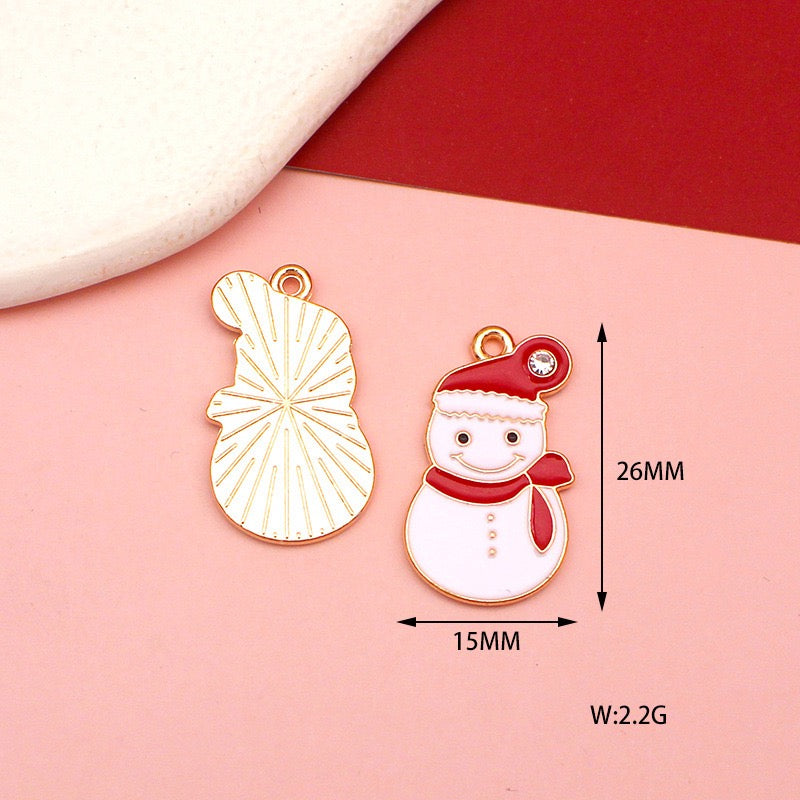 Festival Christmas Charms for Jewelry Making
