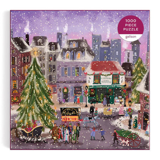 Joy Laforme Christmas Square 1000 Piece Puzzle Galison