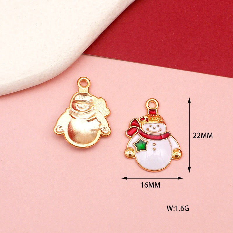 Festival Christmas Charms for Jewelry Making
