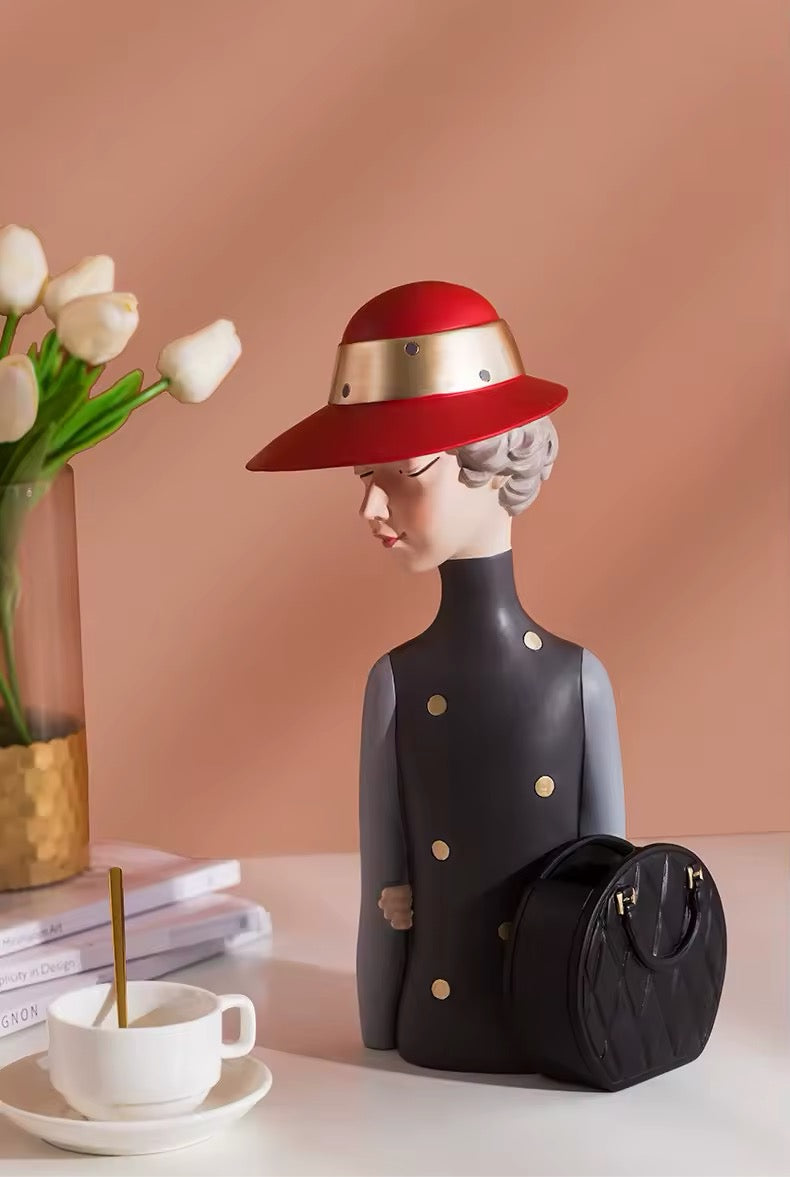 Modern Girl Ornament V Boutique Studio