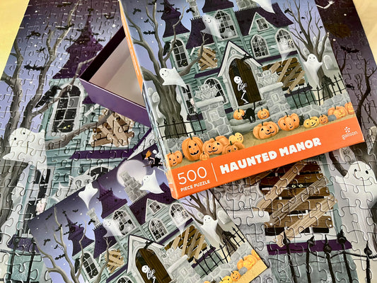 Galison Haunted Manor 500 Piece Puzzle