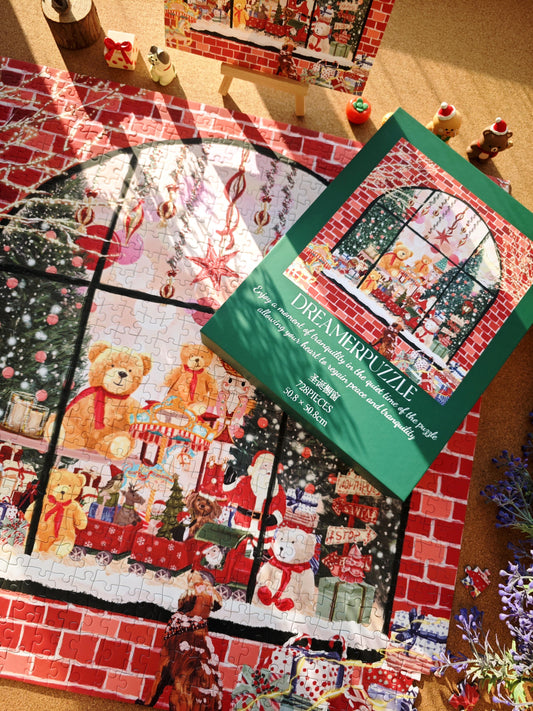 Christmas Window 728 Piece Jigsaw Puzz Dreamer Puzzle