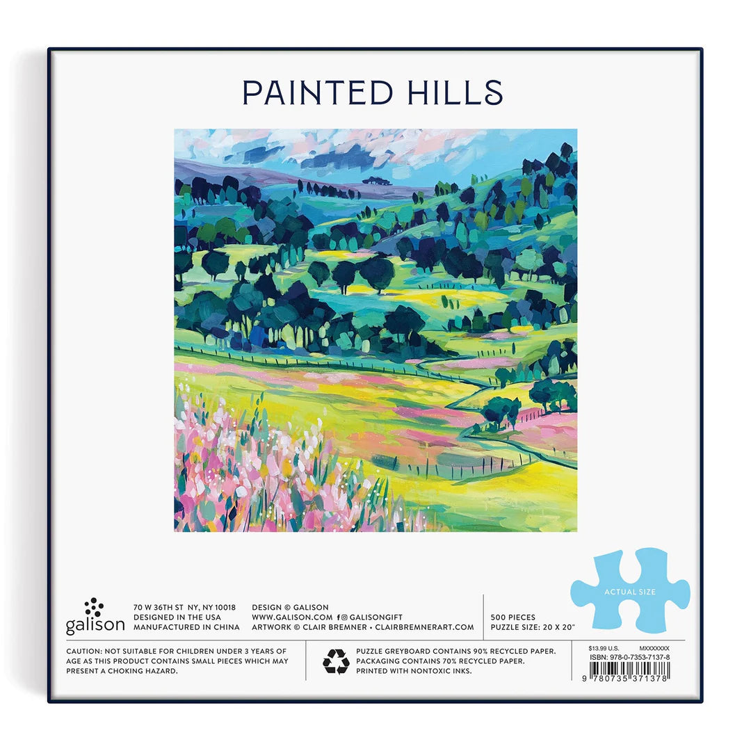 Painted Hills 500 Piece Puzzle Galison