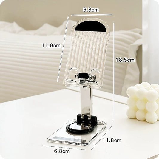 Acrylic Transparent Phone Holder V Boutique Studio