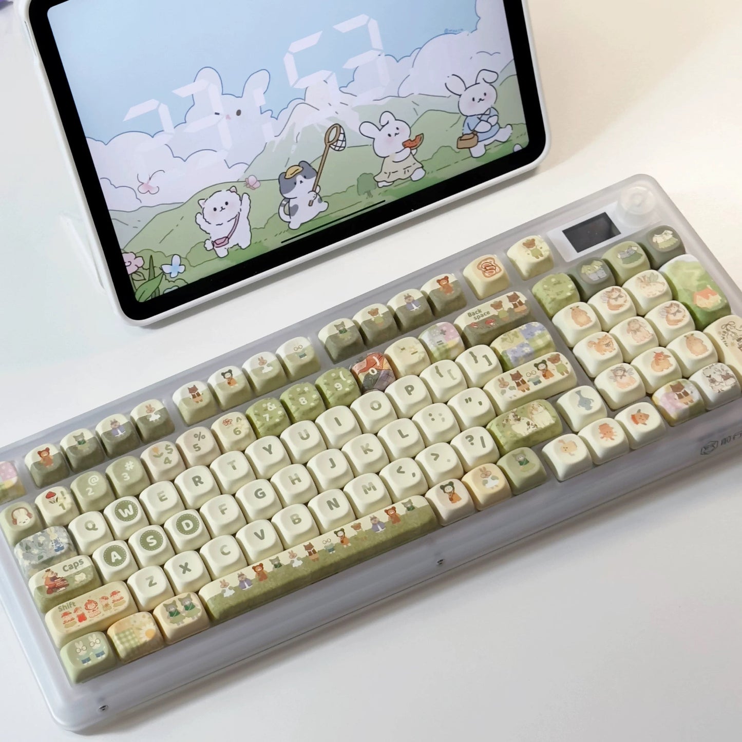 Forest Picnic Keycaps – XOA Profile, 131 Keys for MX Keyboards V Boutique Studio