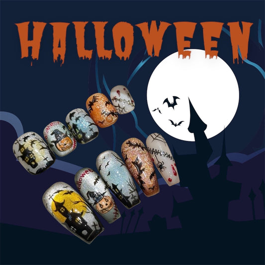 Happy Halloween Press-on Nails V Boutique Studio-New