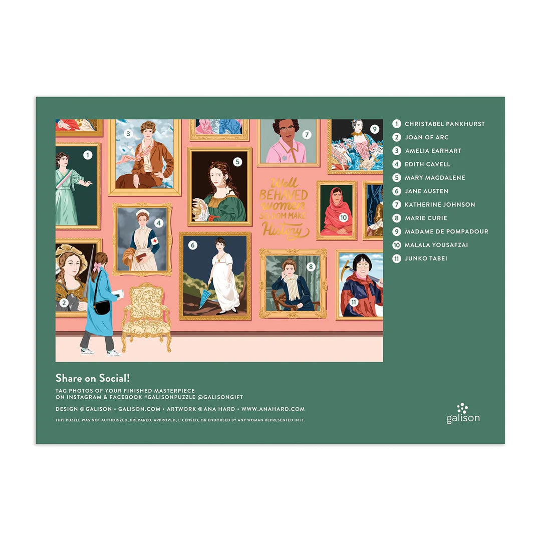Herstory Museum 1000 Piece Foil Jigsaw Puzzle