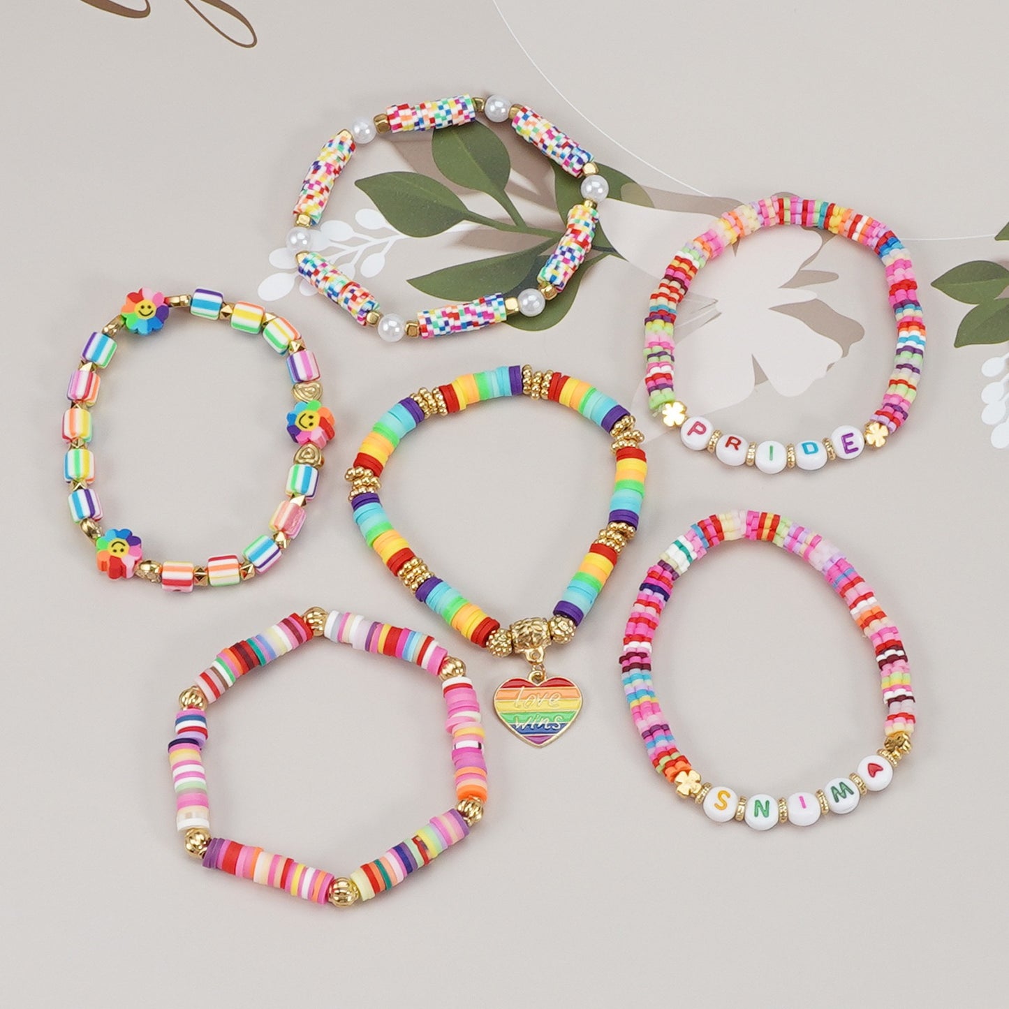 Pride Beaded Bracelet Stack – Rainbow Jewelry for Pride Month