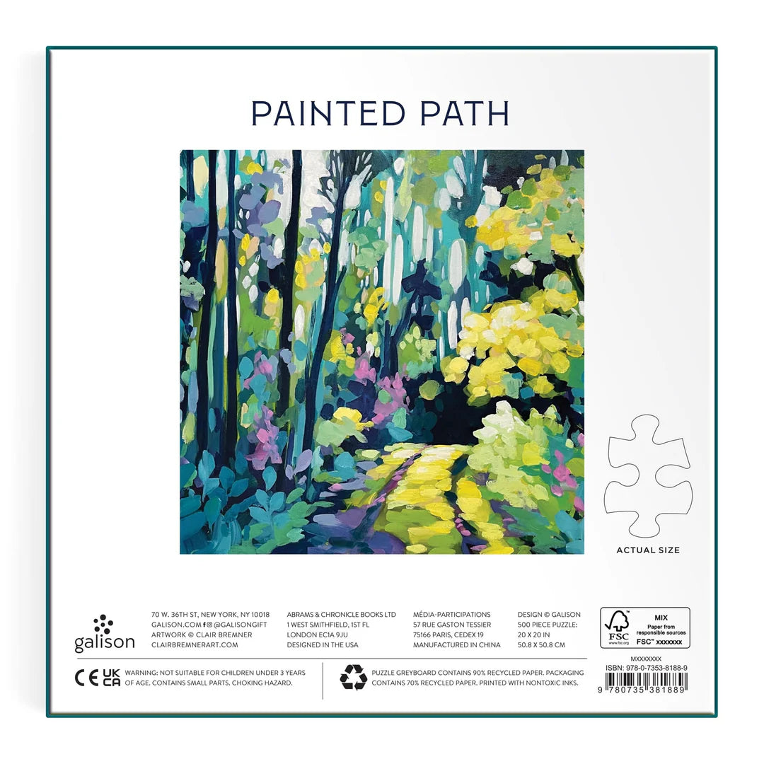 Painted Path 500 Piece Puzzle Galison