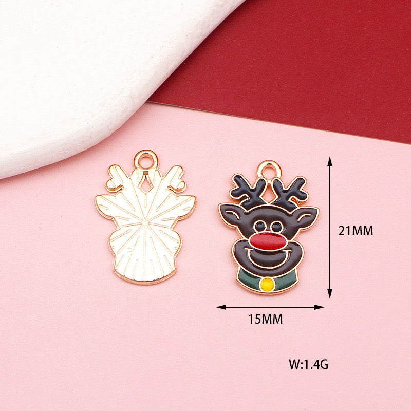 Festival Christmas Charms for Jewelry Making